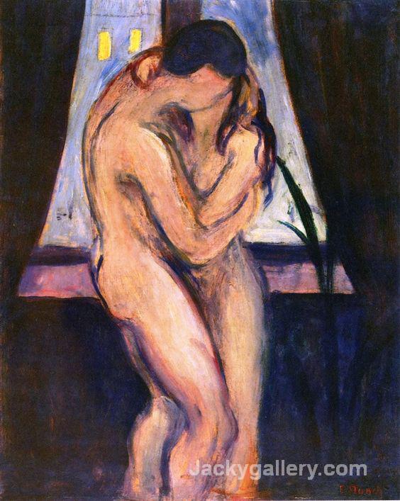 The Kiss by Edvard Munch paintings reproduction